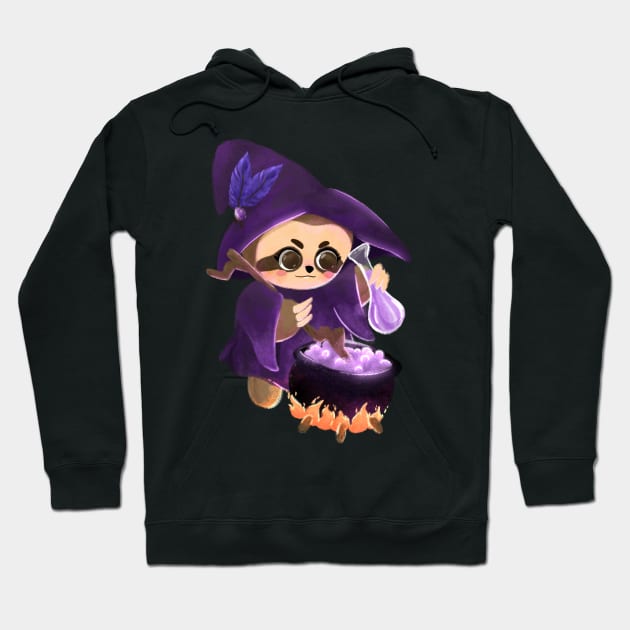 cute little witch and poisson Hoodie by byjilooo